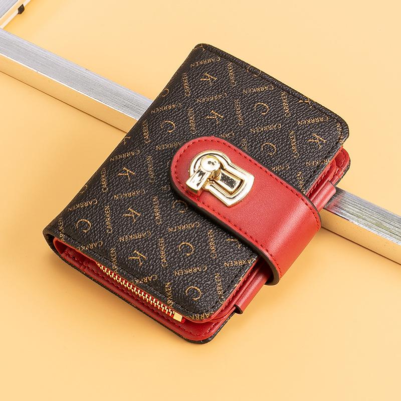 Lock Catch Design Women Wallets Letter Grain Leather Zipper Purse Short Style Wallet Latest Design Ladies Credit Card Holder
Lock Catch Design Women Wallets Letter Grain Leather Zipper Purse Short Style Wallet Latest Design Ladies Credit Card Holder