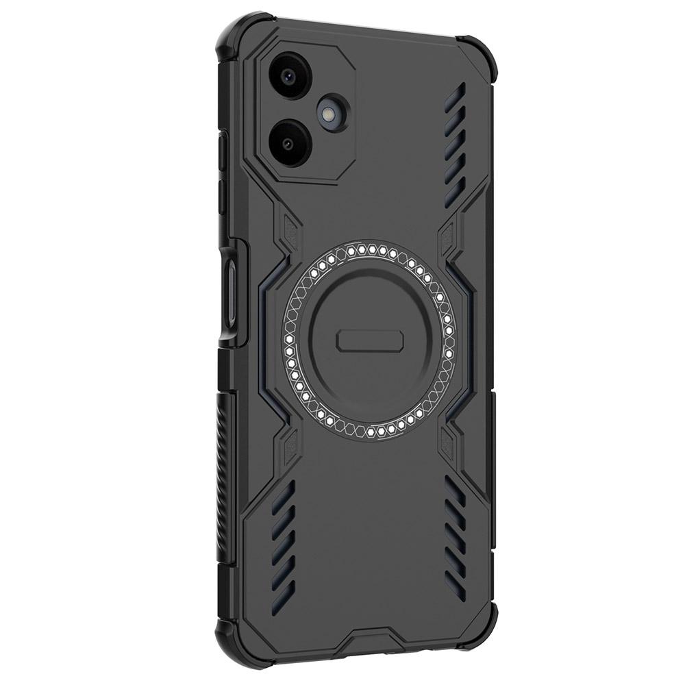For Samsung Galaxy A06 4G Magnetic Case Butterfly Armor Hollow Heat Dissipation PC+TPU Phone Cover Black
For Samsung Galaxy A06 4G Magnetic Case Butterfly Armor Hollow Heat Dissipation PC+TPU Phone Cover Black