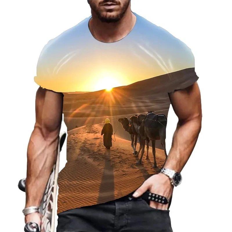 Летняя мужская футболка с принтом верблюда и пустынного животного с 3D-принтом, с круглым вырезом и коротким рукавом, свободная, повседневная, веселая, уличная, с индивидуальным дизайном, большого размера 2XL
Летняя мужская футболка с принтом верблюда и пустынного животного с 3D-принтом, с круглым вырезом и коротким рукавом, свободная, повседневная, веселая, уличная, с индивидуальным дизайном, большого размера 2XL