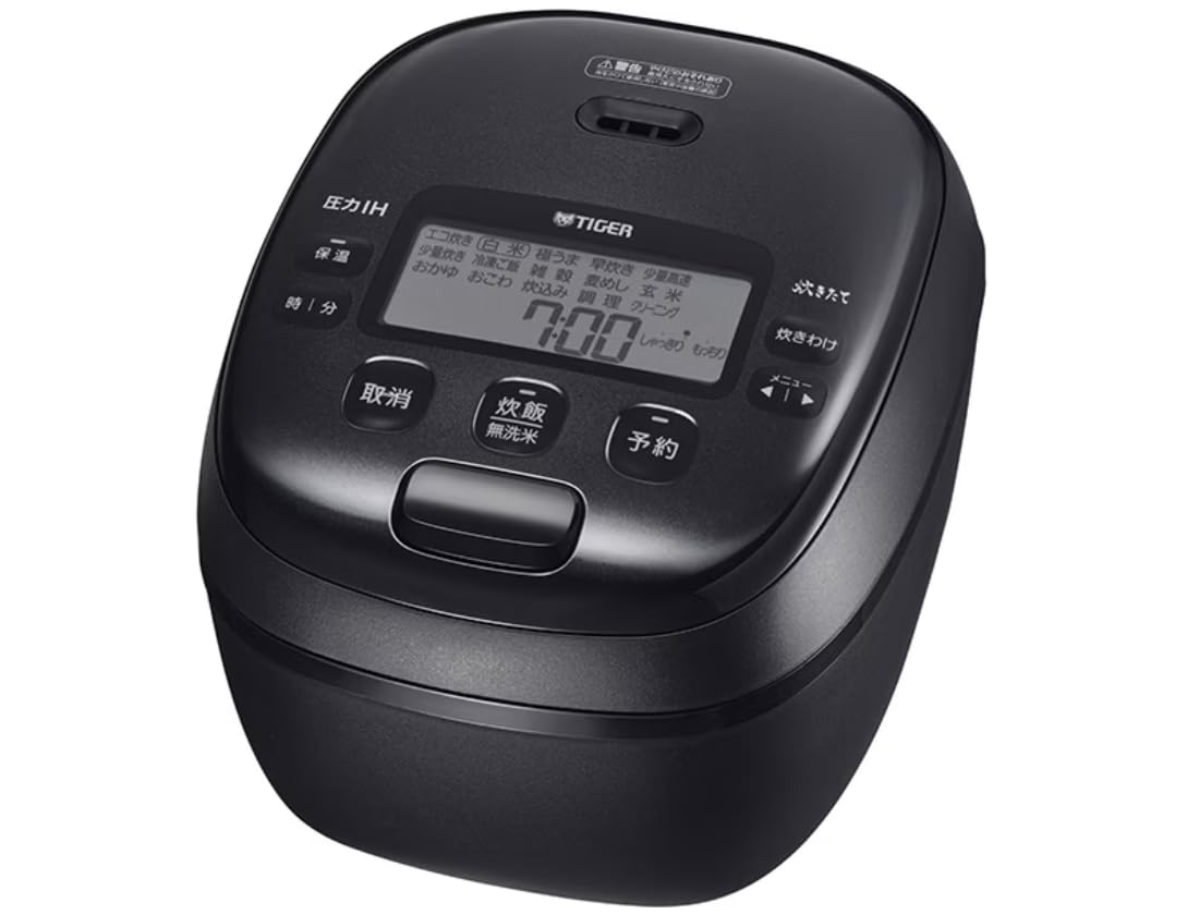TIGER JRI-B100K Pressure IH rice cooker, freshly cooked, far-infrared 5-layer extra thick pot, 5.5 cups, black JAPAN IMPORT NEW 2024 (100V ONLY)
TIGER JRI-B100K Pressure IH rice cooker, freshly cooked, far-infrared 5-layer extra thick pot, 5.5 cups, black JAPAN IMPORT NEW 2024 (100V ONLY)