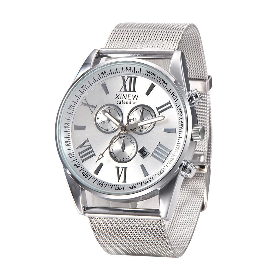 De Luxe Hommes Acier Inoxydable Simple Quartz Tout étanche Montre Date Or Argent SilverWhite
De Luxe Hommes Acier Inoxydable Simple Quartz Tout étanche Montre Date Or Argent SilverWhite