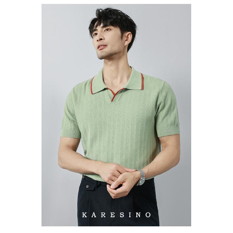 2025 Summer New Breathable Men s Versatile Color-Block Turn-Down Collar Knitted Polo Shirt Casual Versatile Short Sleeve Men s T-Shirt 3XL чорний
2025 Summer New Breathable Men s Versatile Color-Block Turn-Down Collar Knitted Polo Shirt Casual Versatile Short Sleeve Men s T-Shirt 3XL чорний