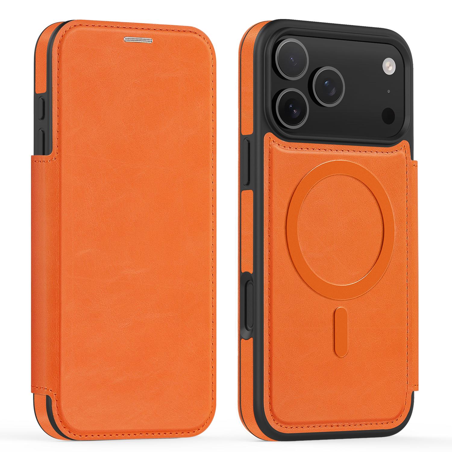 For iPhone 17 Pro Max Case Compatible with MagSafe RFID Blocking Card Holder Leather Phone Cover
For iPhone 17 Pro Max Case Compatible with MagSafe RFID Blocking Card Holder Leather Phone Cover