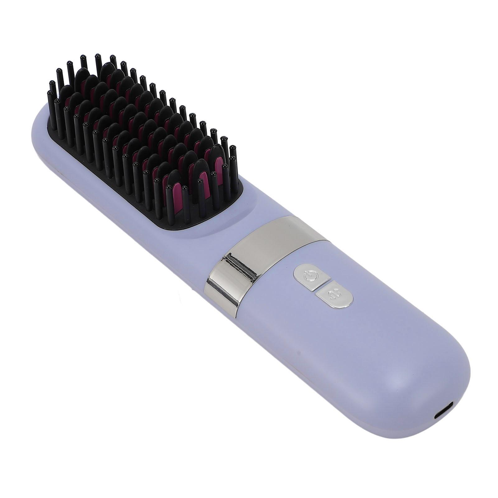 Heating Cordless Hair Straightener Brush Fast Heating Portable Negative Ion Curling Straight Hair Comb
Heating Cordless Hair Straightener Brush Fast Heating Portable Negative Ion Curling Straight Hair Comb