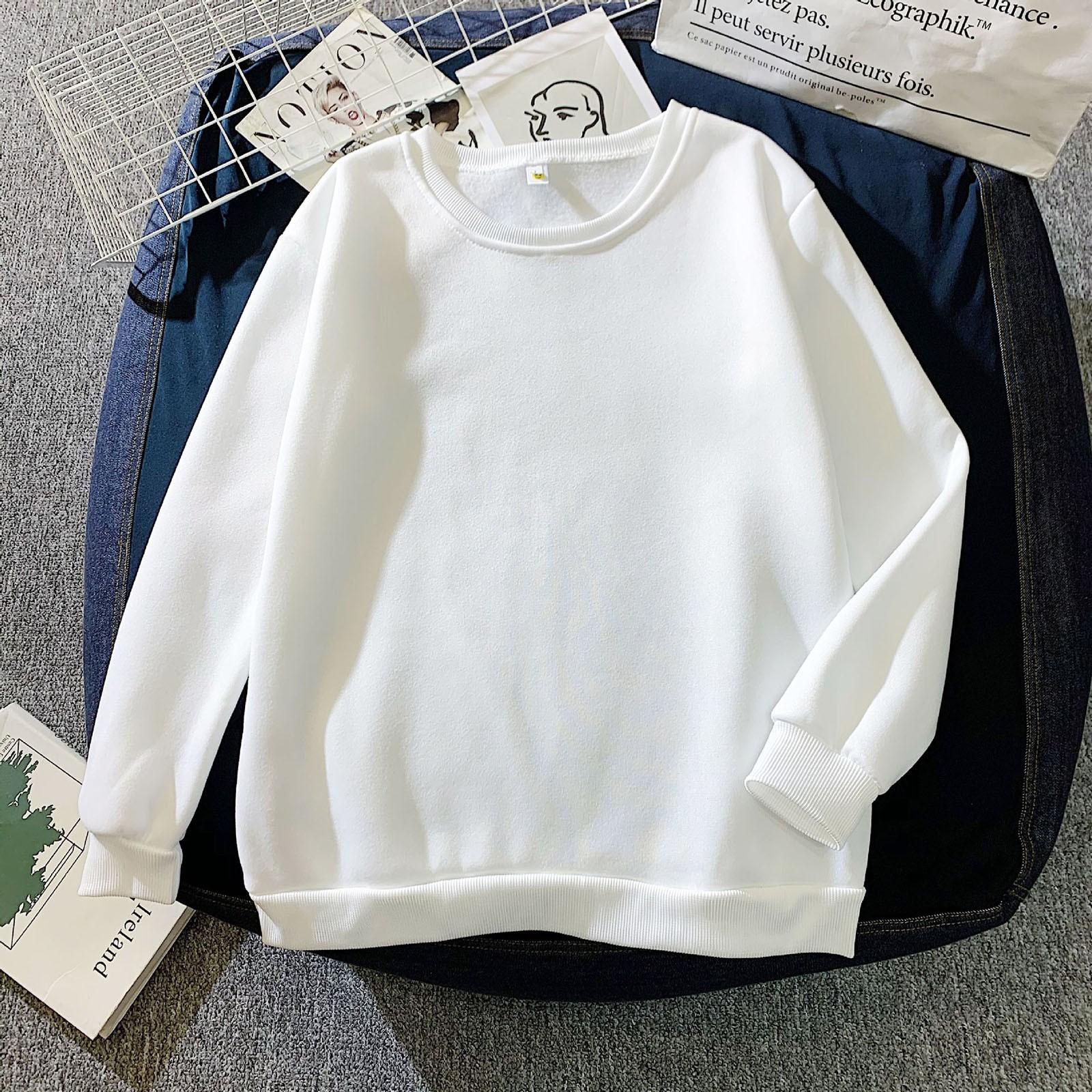 Женский модный повседневный однотонный свитер с круглым вырезом, свободные спортивные топы, пуловер M белый
Женский модный повседневный однотонный свитер с круглым вырезом, свободные спортивные топы, пуловер M белый