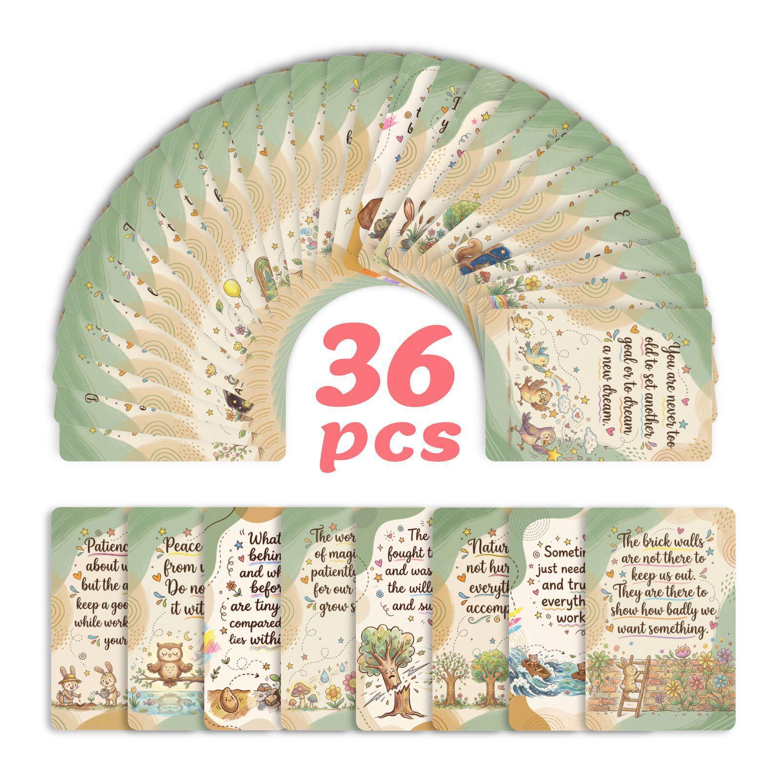 Fengsen Cute Pet Healing Card 36 Inspirational Quotation Cards Hand Account Material Wall Decoration Postcard RXHB0139
Fengsen Cute Pet Healing Card 36 Inspirational Quotation Cards Hand Account Material Wall Decoration Postcard RXHB0139