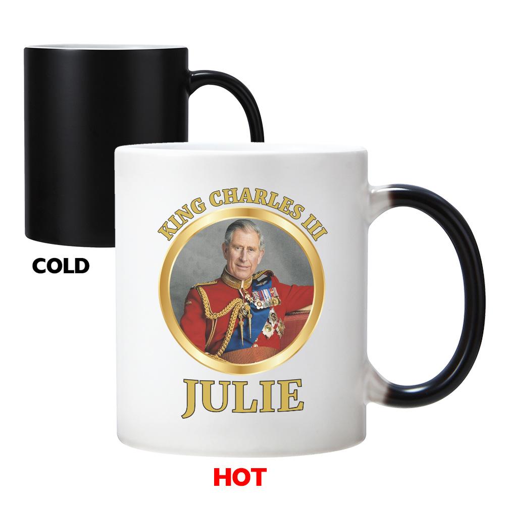 Король Карл III Кружка с термочувствительным изменением цвета, керамическая кофейная кружка, новая чайная кружка для внешней торговли 301-400ml
Король Карл III Кружка с термочувствительным изменением цвета, керамическая кофейная кружка, новая чайная кружка для внешней торговли 301-400ml