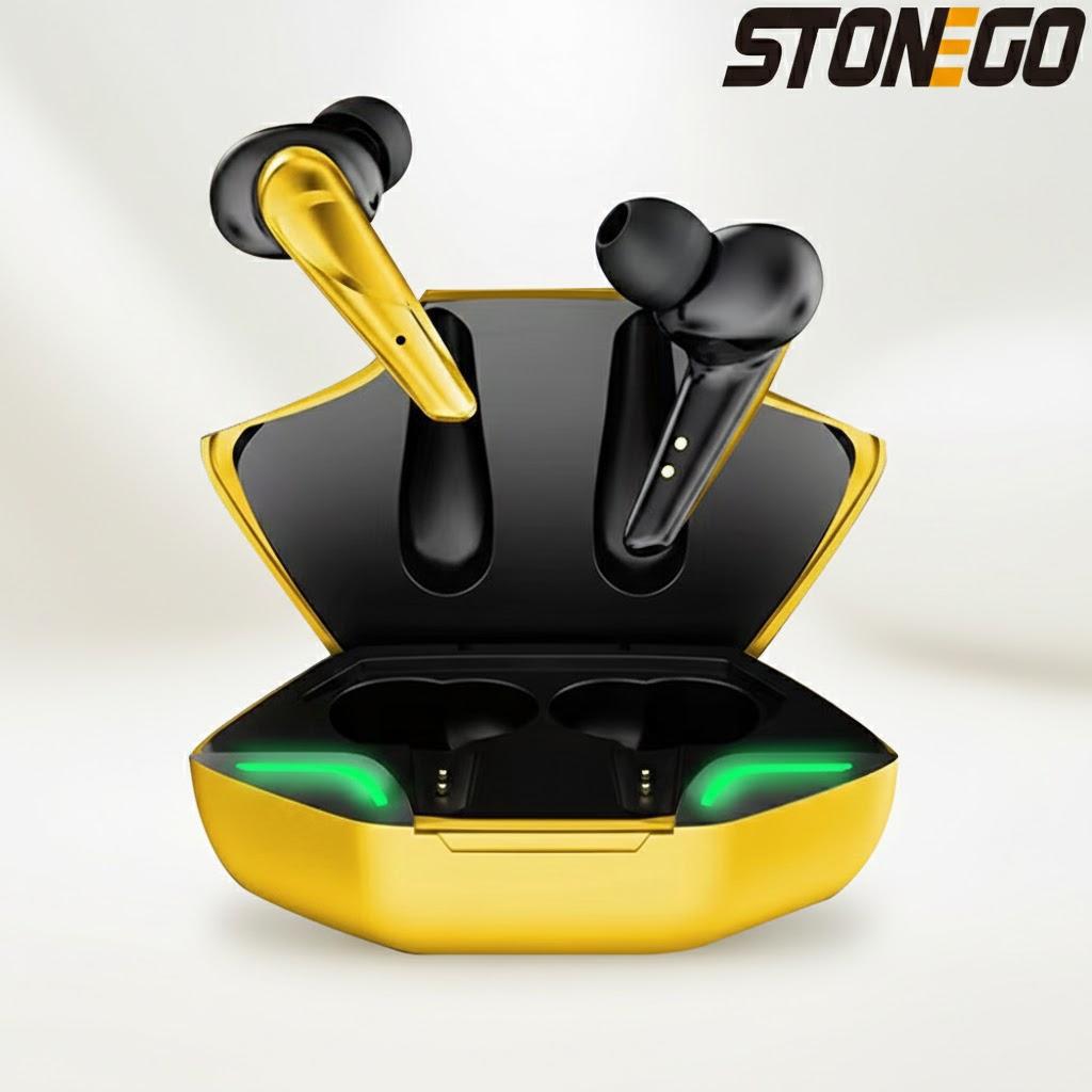 STONEGO Bluetooth 5.0 Wireless Gaming Headphones Earbuds Dual Mode Noise Cancelling Waterproof Earphones for E-Sports Music жовтий
STONEGO Bluetooth 5.0 Wireless Gaming Headphones Earbuds Dual Mode Noise Cancelling Waterproof Earphones for E-Sports Music жовтий