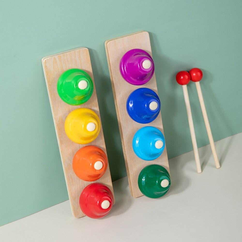 Wooden Percussion Instrument Children Toys Metal Bell Musical Learning Toy Toddler Educational 8 Note Color Bell
Wooden Percussion Instrument Children Toys Metal Bell Musical Learning Toy Toddler Educational 8 Note Color Bell
