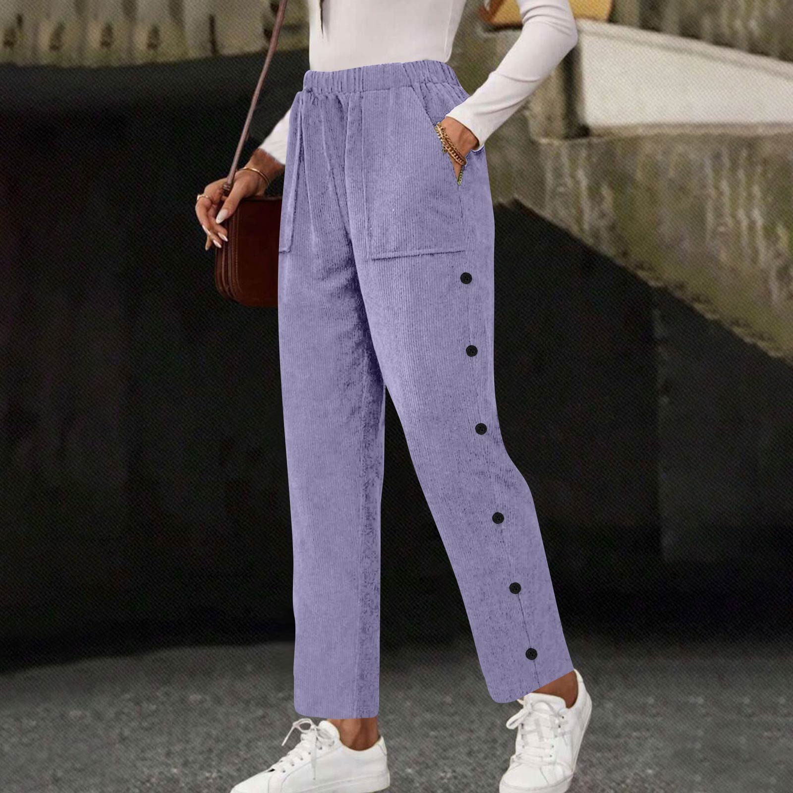 Women s Casual Fashion ,Color Drawstring Loose Straight,Leg Pants With Pockets M фіолетовий
Women s Casual Fashion ,Color Drawstring Loose Straight,Leg Pants With Pockets M фіолетовий