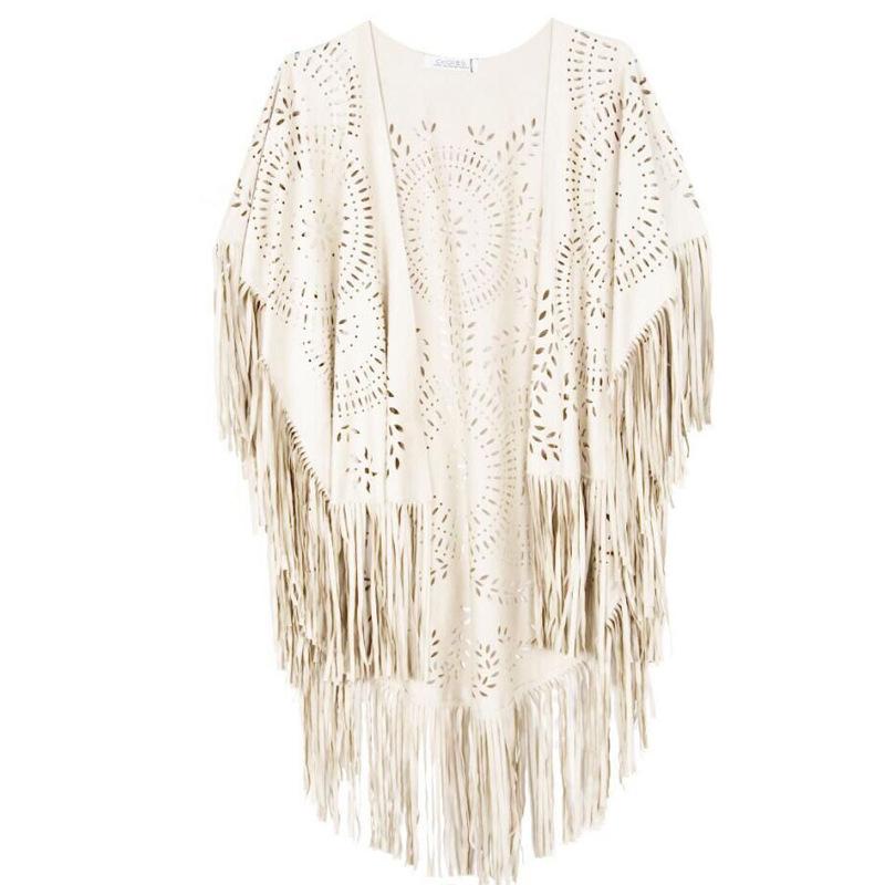 Европейская и американская ретро-шаль с кисточками из замши - Простой ажурный дизайн
Европейская и американская ретро-шаль с кисточками из замши - Простой ажурный дизайн