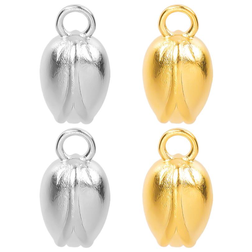 304 Stainless Steel Flower Bud Pendant - DIY Handmade Jewelry Necklace with 18k Gold Vacuum Electroplating
304 Stainless Steel Flower Bud Pendant - DIY Handmade Jewelry Necklace with 18k Gold Vacuum Electroplating