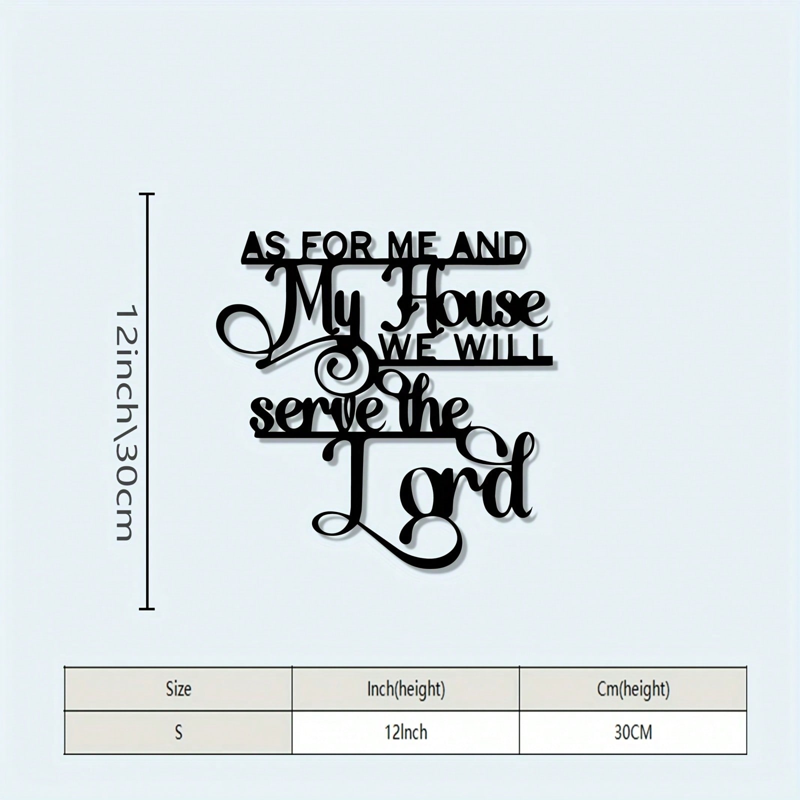 Joshua 24 15 Vintage Wrought Iron Metal Wall Art Christian Scripture Sign Home Decor Church Gift різнокольоровий
Joshua 24 15 Vintage Wrought Iron Metal Wall Art Christian Scripture Sign Home Decor Church Gift різнокольоровий