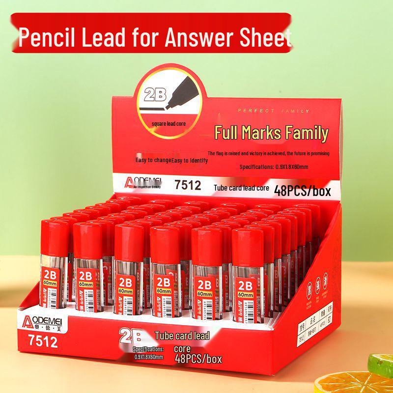 7501 Square 2B Pencil Refills for Student Exam Answer Sheets, 5-Pack
7501 Square 2B Pencil Refills for Student Exam Answer Sheets, 5-Pack