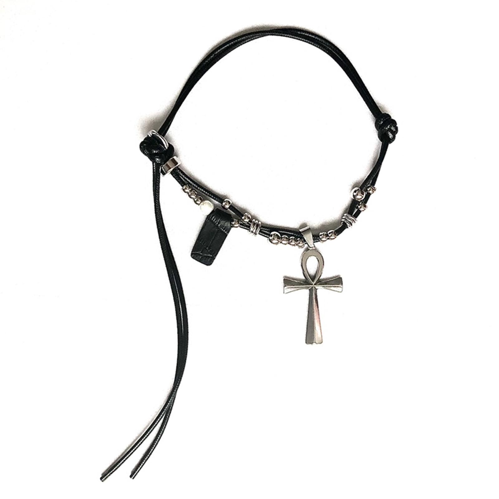 Fashion Sweater Chain Crucifix Pendant Necklace for Women Hip Hop Jewelry Wax Rope Chain Hip Hop Cross Choker Chain 1
Fashion Sweater Chain Crucifix Pendant Necklace for Women Hip Hop Jewelry Wax Rope Chain Hip Hop Cross Choker Chain 1