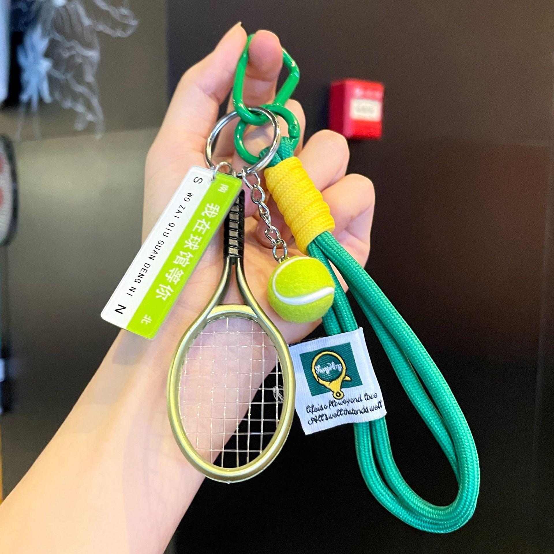 Mini Tennis Racket Keychain, Sports Key Ring, Mobile Phone Charm, Acrylic Decor, Festival Hanging Ornament, Backpack Pendant miu Tennis pendant W7
Mini Tennis Racket Keychain, Sports Key Ring, Mobile Phone Charm, Acrylic Decor, Festival Hanging Ornament, Backpack Pendant miu Tennis pendant W7