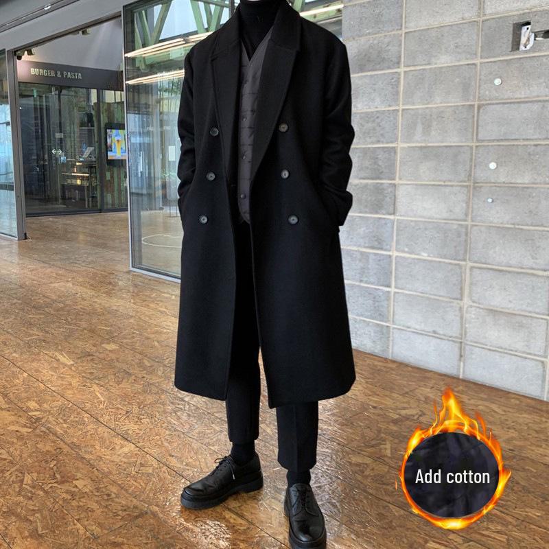 2023 Men s Mid-Length Double-Breasted Wool Jacket for Autumn/Winter M
2023 Men s Mid-Length Double-Breasted Wool Jacket for Autumn/Winter M