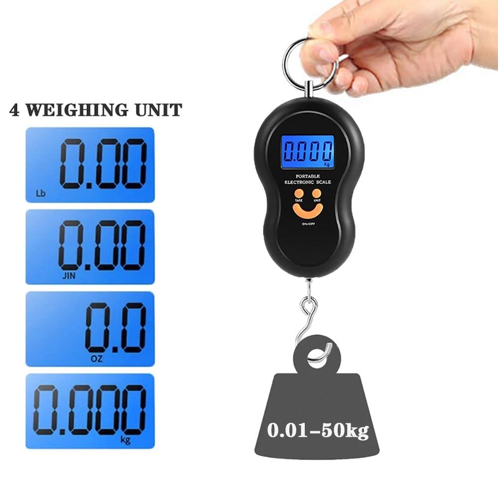 New 50Kg/10g Electronic Hanging Scale LCD Digital Scale BackLight Fishing Weights Pocket Scale Luggage Scales Kitchen Tools чёрный
New 50Kg/10g Electronic Hanging Scale LCD Digital Scale BackLight Fishing Weights Pocket Scale Luggage Scales Kitchen Tools чёрный