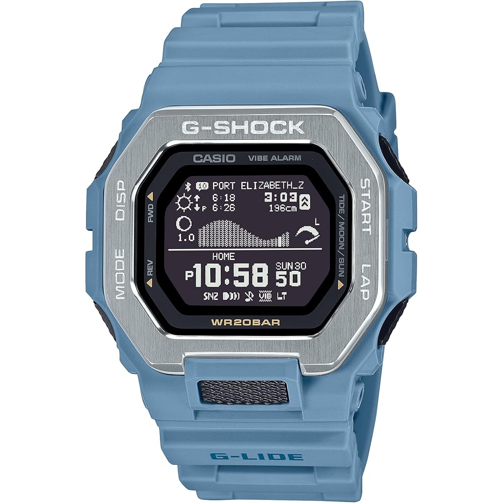 Casio G-Shock G-Lide Digital Surf Watch Ocean Blue 200m Water Resistant GBX-100-2A
Casio G-Shock G-Lide Digital Surf Watch Ocean Blue 200m Water Resistant GBX-100-2A