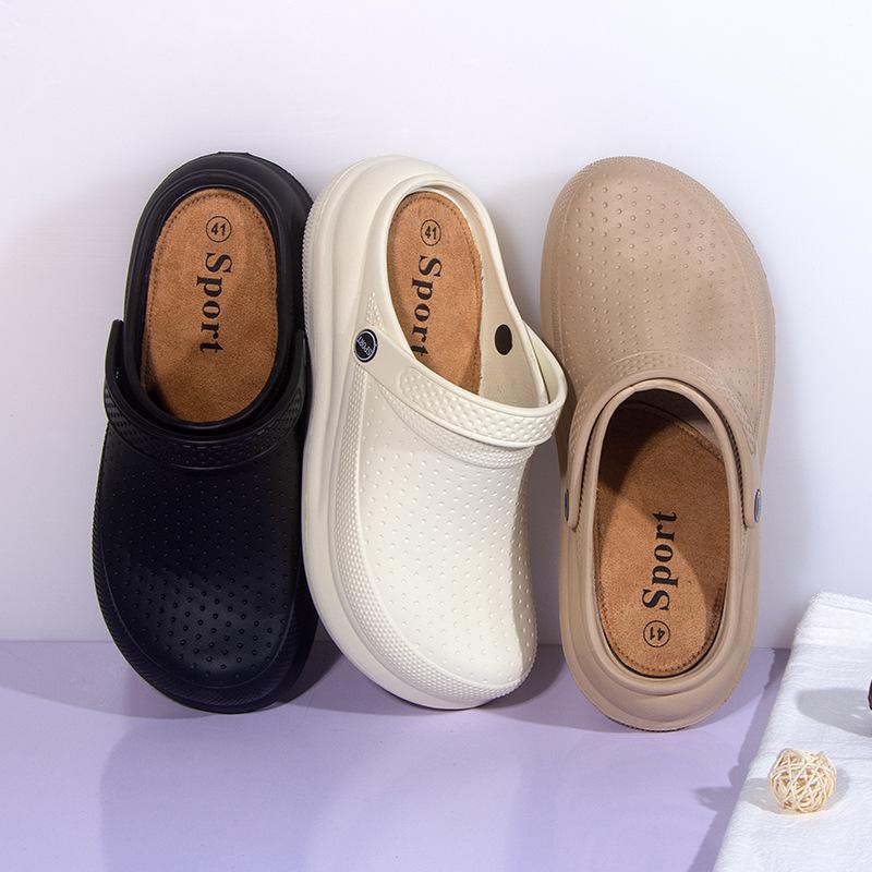 Hole shoes men s casual bag head drag men s breathable soft-soled sandals men s and women s beach shoes one foot sandals men s 36 чёрный
Hole shoes men s casual bag head drag men s breathable soft-soled sandals men s and women s beach shoes one foot sandals men s 36 чёрный
