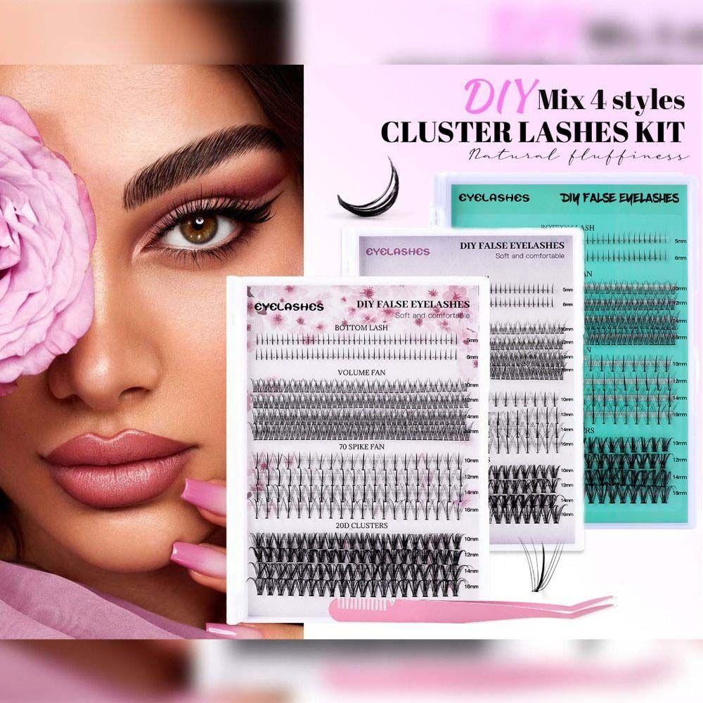 404Clusters Wispy False Eyelash Clusters DIY Eyelash Extension Single Lashes Clusters Makeup Style B
404Clusters Wispy False Eyelash Clusters DIY Eyelash Extension Single Lashes Clusters Makeup Style B