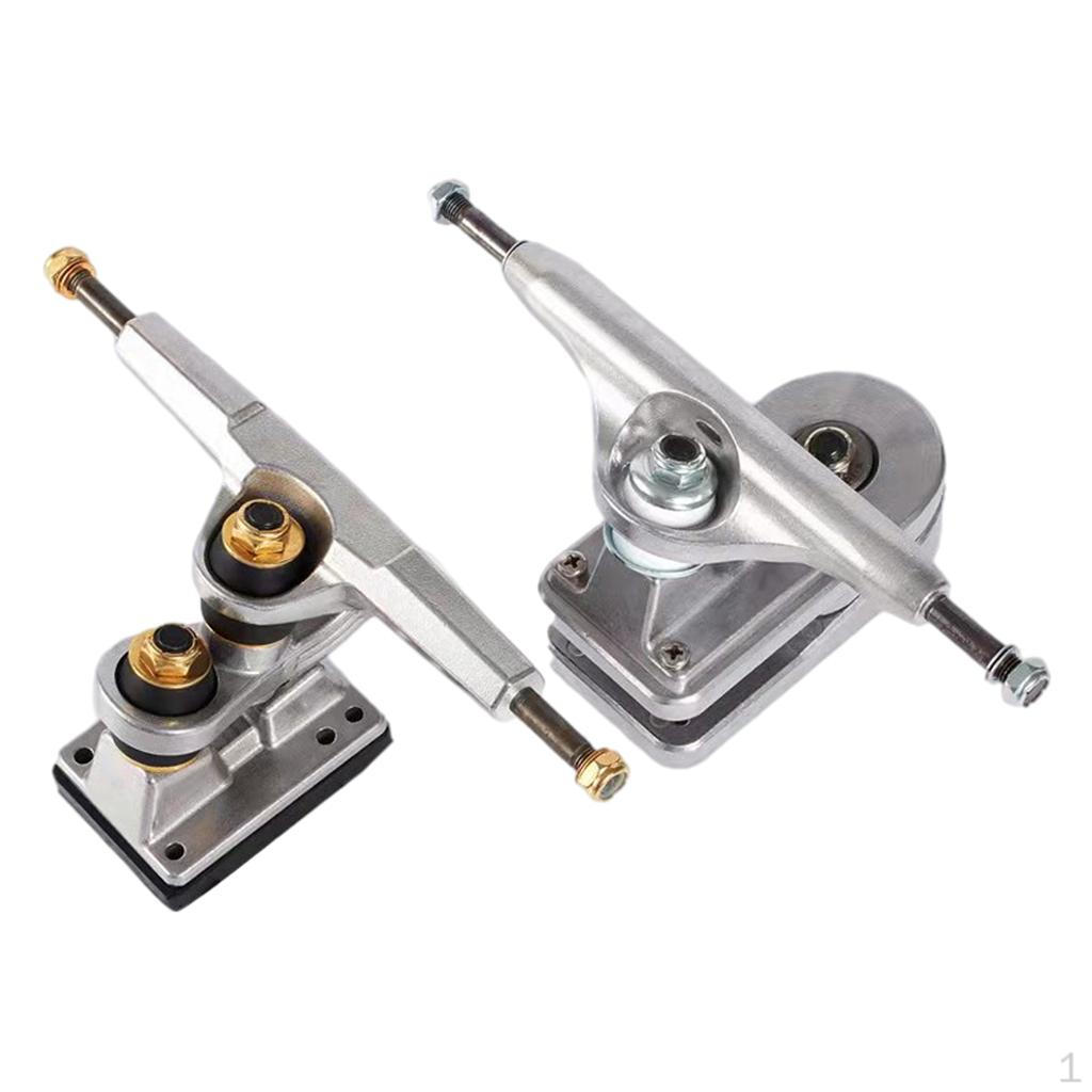 1 Pair 158mm Light Aluminum Alloy Longboard / Skateboard Trucks Replacement белый
1 Pair 158mm Light Aluminum Alloy Longboard / Skateboard Trucks Replacement белый