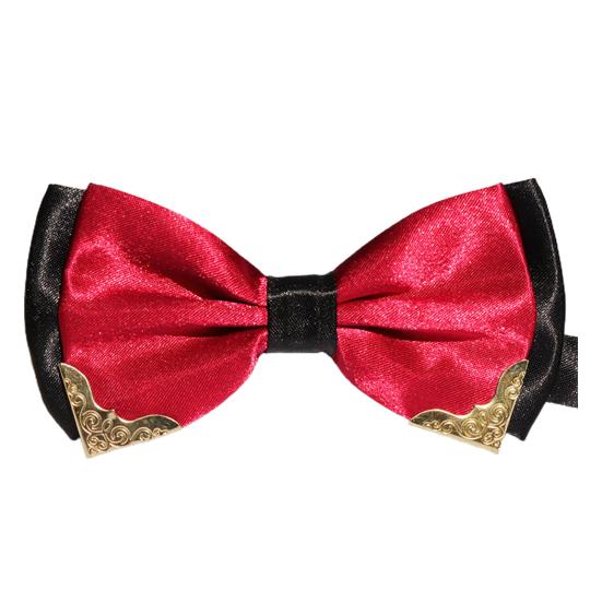 Men Tie Metal Corner Contrast Color Smooth Good Touch British Style Double Layer Groom Bow Tie Wedding Wear красный черный
Men Tie Metal Corner Contrast Color Smooth Good Touch British Style Double Layer Groom Bow Tie Wedding Wear красный черный