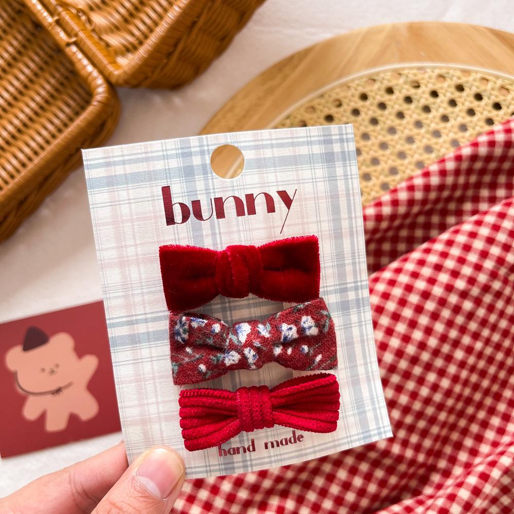 2/3Pcs New Fabric Bow Hairpin Baby Hairpin Red Girl Clip Headwear Girls Kids Hair Accessories
2/3Pcs New Fabric Bow Hairpin Baby Hairpin Red Girl Clip Headwear Girls Kids Hair Accessories