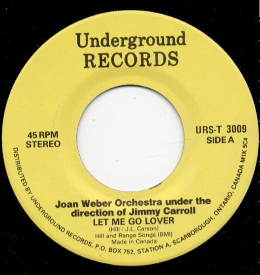7inch Record JOAN WEBER, DON CHERRY, RAY CONNIFF - Let Me Go Lover / Band Of Gold URST3009 Underground Rec Canada Pop Used
7inch Record JOAN WEBER, DON CHERRY, RAY CONNIFF - Let Me Go Lover / Band Of Gold URST3009 Underground Rec Canada Pop Used
