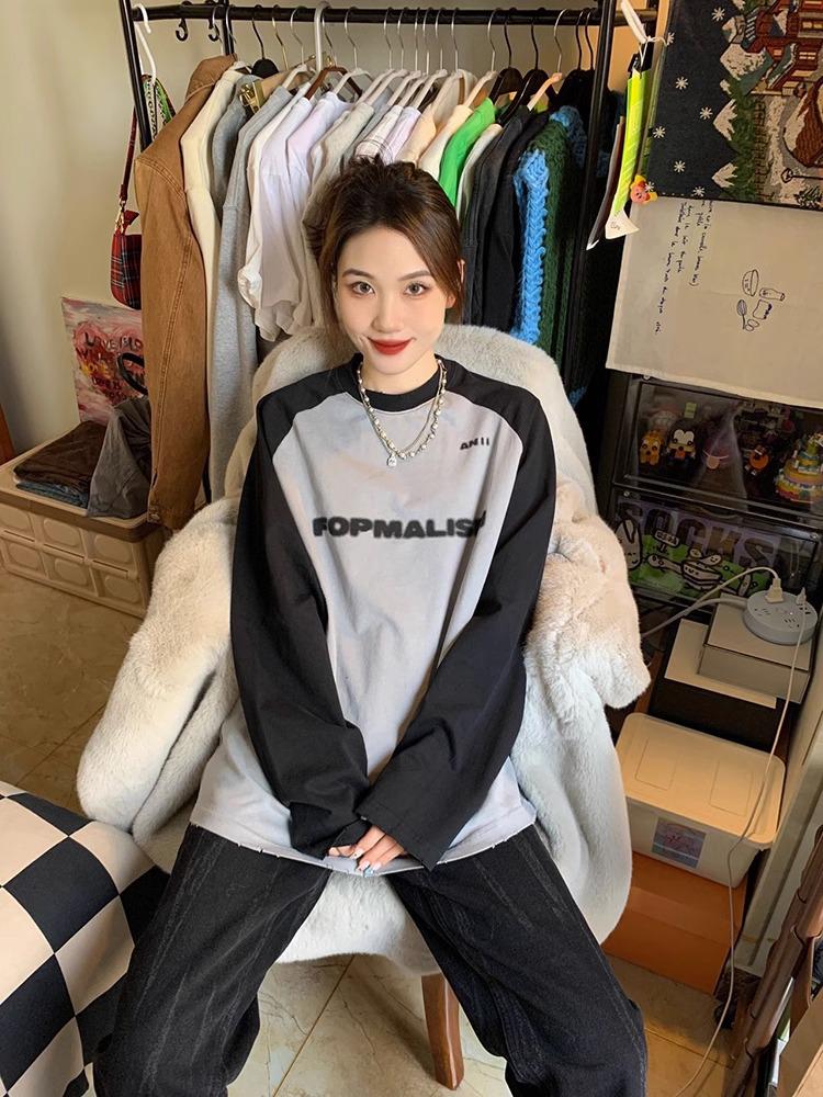 Футболки с длинным рукавом в корейско-американском ретро-стиле в стиле пэчворк для женщин – осенний шик, ленивый стиль для студентов XL
Футболки с длинным рукавом в корейско-американском ретро-стиле в стиле пэчворк для женщин – осенний шик, ленивый стиль для студентов XL