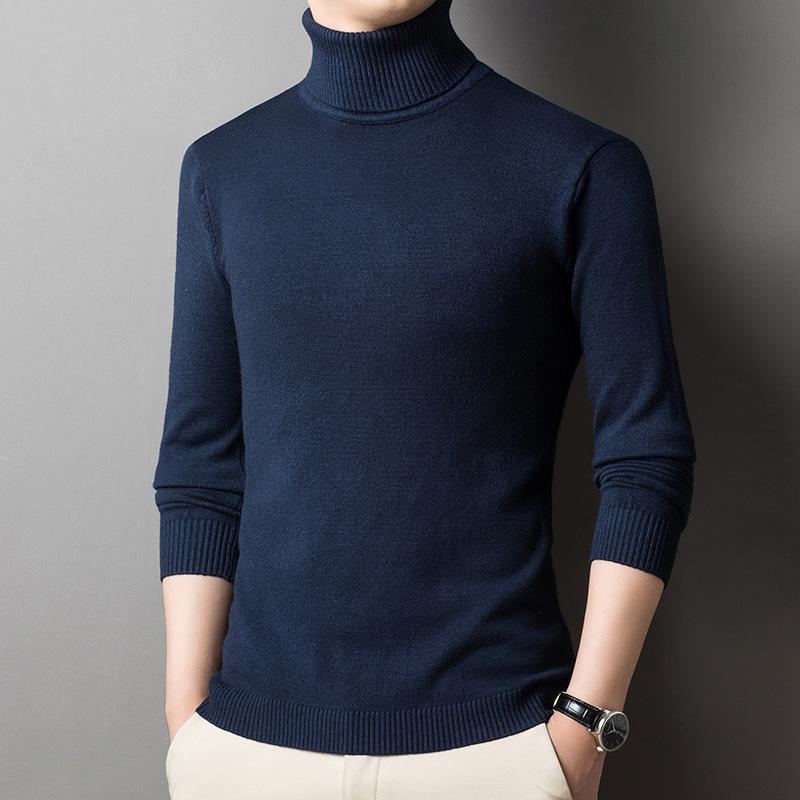 Men’s Solid Basic Mock Neck Knit Sweater XXXXL темно-синього кольору
Men’s Solid Basic Mock Neck Knit Sweater XXXXL темно-синього кольору