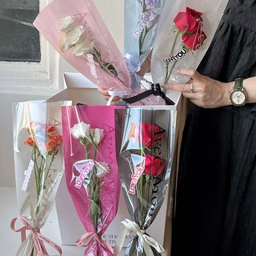 20PCS Handmade DIY Rose Bouquet Packaging Bag Cellophane Flower Wrapping Bag Mother s Day чорний
20PCS Handmade DIY Rose Bouquet Packaging Bag Cellophane Flower Wrapping Bag Mother s Day чорний