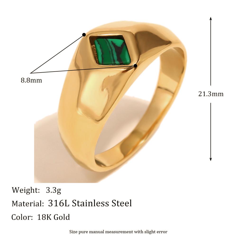 MamacitaSlay Minimalism 316 Stainless Steel Peacock Stone Ring 18K Gold Plated Waterproof Jewelry Women s Charm Ring Party Gift 7 золотий
MamacitaSlay Minimalism 316 Stainless Steel Peacock Stone Ring 18K Gold Plated Waterproof Jewelry Women s Charm Ring Party Gift 7 золотий