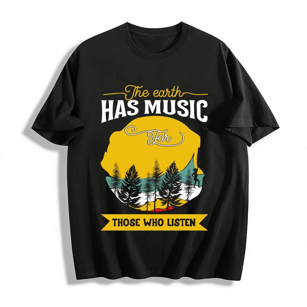 The Earth For Those Who Listen Nature Print Casual Top Pure cotton T-shirt XXS
The Earth For Those Who Listen Nature Print Casual Top Pure cotton T-shirt XXS