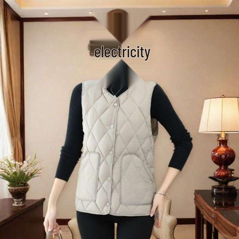 Stylish Lightweight Plus Size Sleeveless Vest for Middle-Aged & Elderly Women - Warm Autumn/Winter Outerwear 4XL (for 140-150 jin) світло-коричневого кольору
Stylish Lightweight Plus Size Sleeveless Vest for Middle-Aged & Elderly Women - Warm Autumn/Winter Outerwear 4XL (for 140-150 jin) світло-коричневого кольору