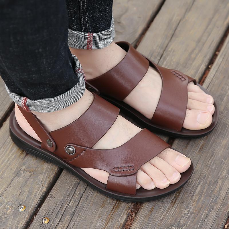 Casual Sandals Men Outdoor Beach Shoes For Men Breathable Classic Men s Sandals Comfortable Flat Slippers Men 47 коричневий
Casual Sandals Men Outdoor Beach Shoes For Men Breathable Classic Men s Sandals Comfortable Flat Slippers Men 47 коричневий