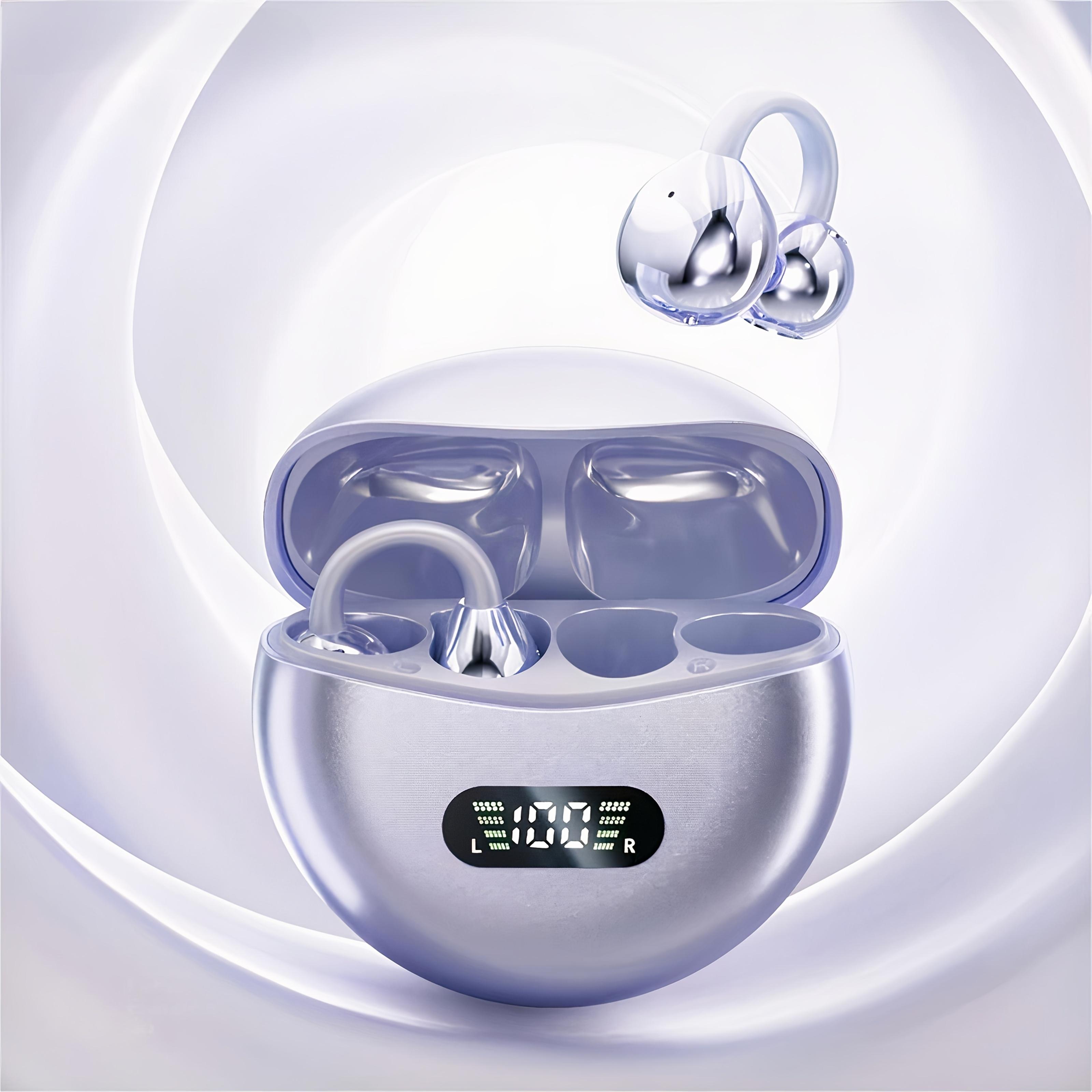 Наушники-клипсы ksluxirt, беспроводная связь Bluetooth 5.4, переходник для наушников Type C, батарея 40 ч, водонепроницаемые, подходят для тех, кто носит очки и занимается спортом фиолетовый
Наушники-клипсы ksluxirt, беспроводная связь Bluetooth 5.4, переходник для наушников Type C, батарея 40 ч, водонепроницаемые, подходят для тех, кто носит очки и занимается спортом фиолетовый