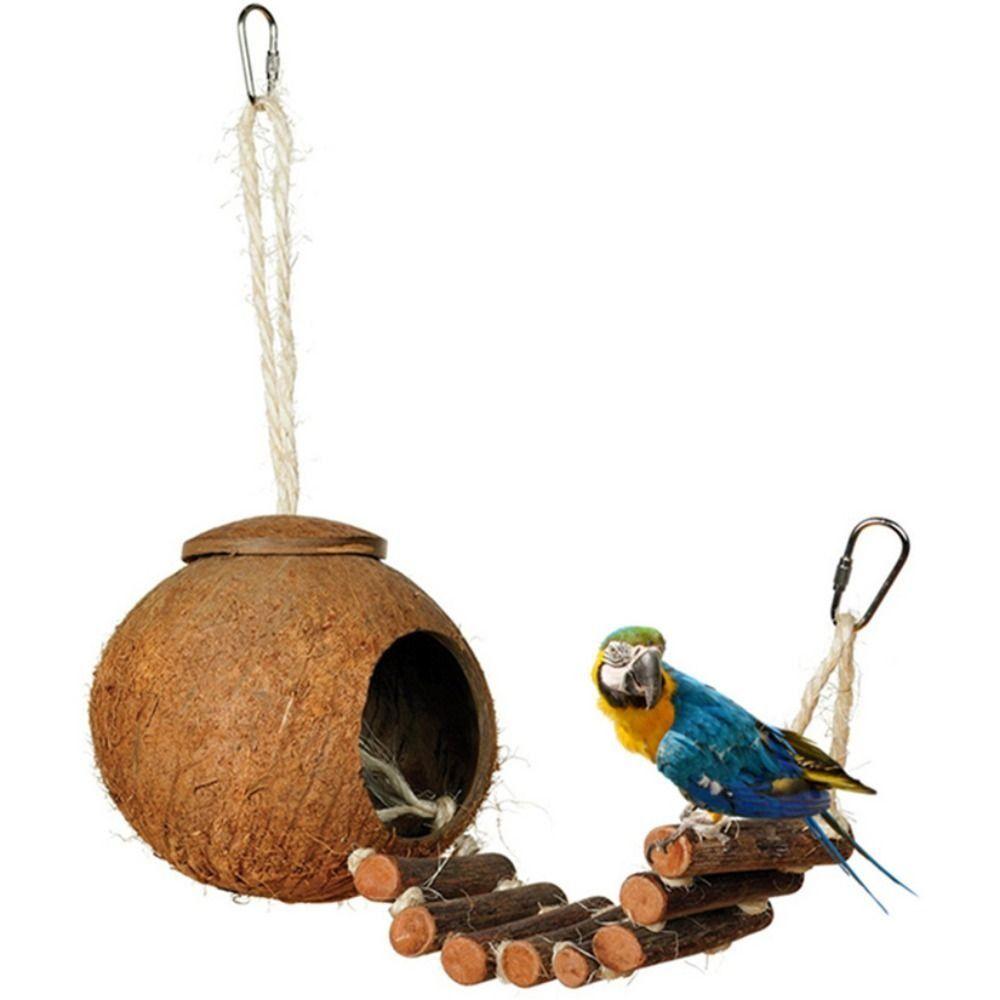 1PC Bite-resistant With ladder Lizard House Parrot Nest Parrot Parakeet Toy Bird Accessories
1PC Bite-resistant With ladder Lizard House Parrot Nest Parrot Parakeet Toy Bird Accessories
