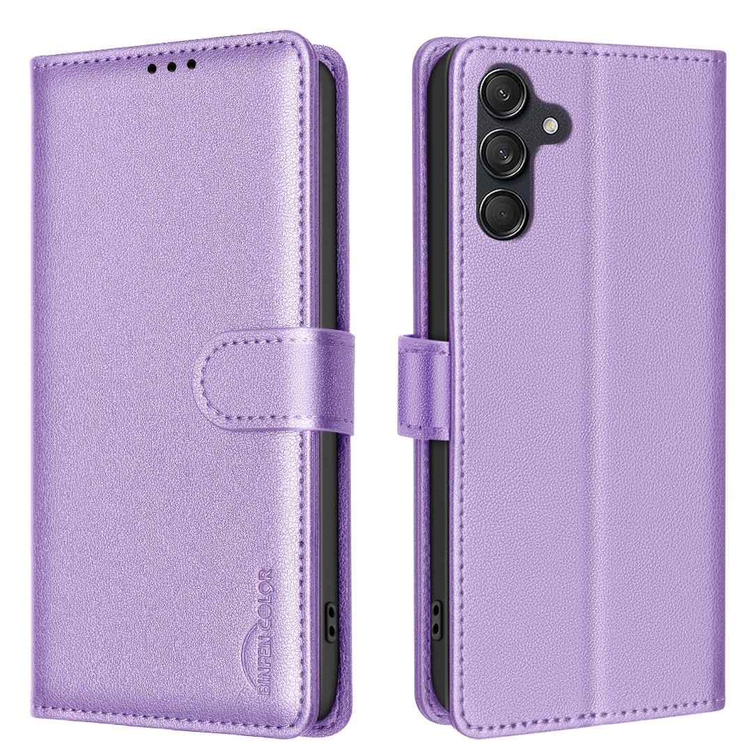 BINFEN COLOR BF32 For Samsung Galaxy A14 4G/5G Case RFID Blocking Litchi Texture Leather Cover Purple
BINFEN COLOR BF32 For Samsung Galaxy A14 4G/5G Case RFID Blocking Litchi Texture Leather Cover Purple