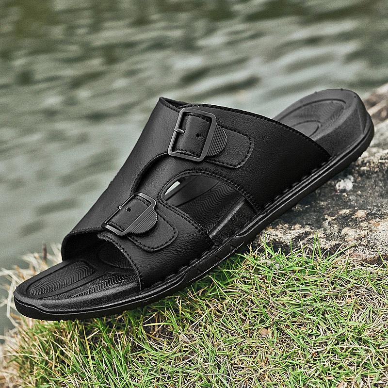 Fashion trend, comfortable double-buckle one-word slippers, light and versatile flat-bottomed daily slippers for home wear 37 коричневий
Fashion trend, comfortable double-buckle one-word slippers, light and versatile flat-bottomed daily slippers for home wear 37 коричневий