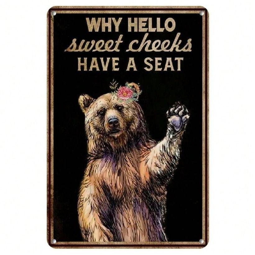 Tin Sign Vintage Bear Wall Art Metal Poster Rustic Home Decor
Tin Sign Vintage Bear Wall Art Metal Poster Rustic Home Decor