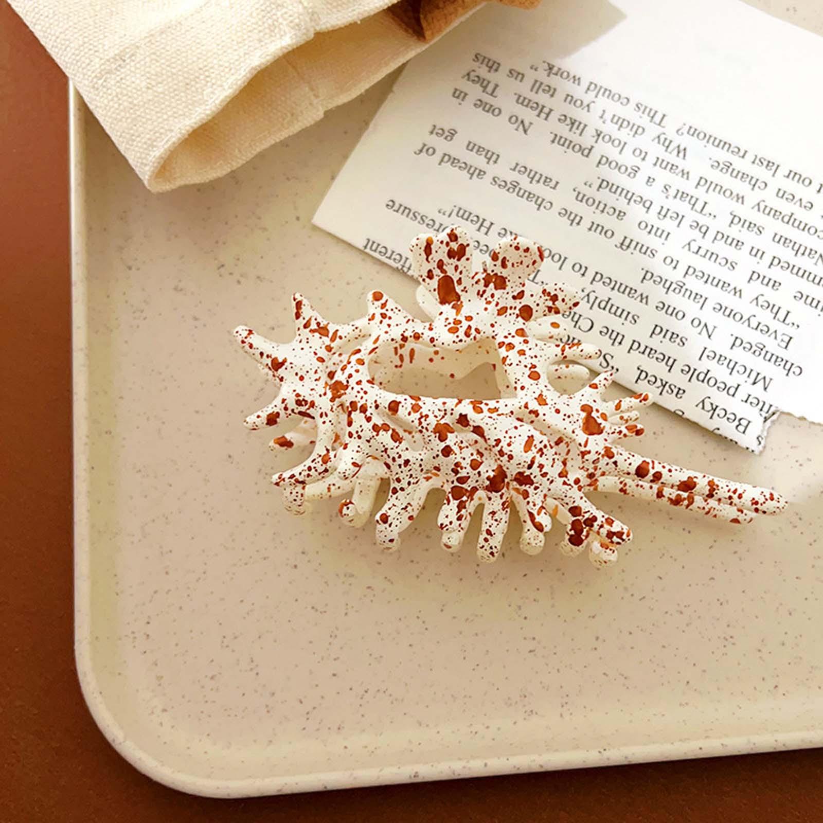 Заколка для волос в форме раковины Модные и красивые аксессуары для волос One Size кофейный
Заколка для волос в форме раковины Модные и красивые аксессуары для волос One Size кофейный