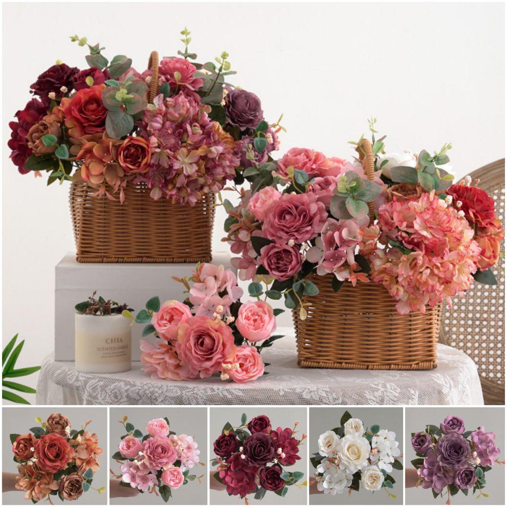 Accessories Simulation Peony Flower Silk Petals Faux Flower Fake Floral Bouquet Home Decoration темно-рожевого кольору
Accessories Simulation Peony Flower Silk Petals Faux Flower Fake Floral Bouquet Home Decoration темно-рожевого кольору