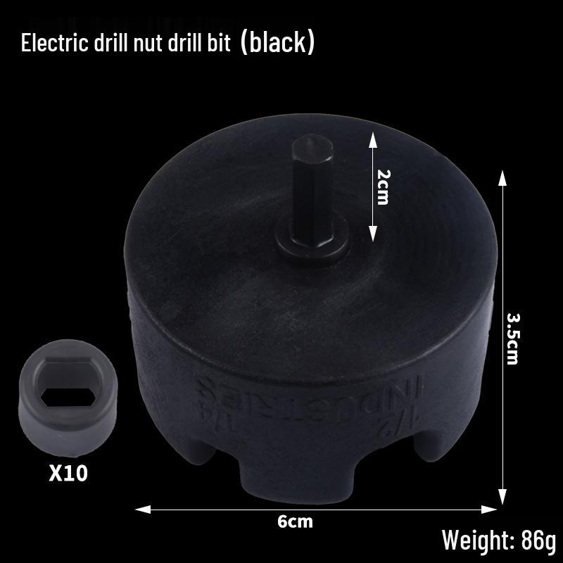 Versatile Plastic Quick-Release Drill Bit & Nut Socket Wrench Tool
Versatile Plastic Quick-Release Drill Bit & Nut Socket Wrench Tool