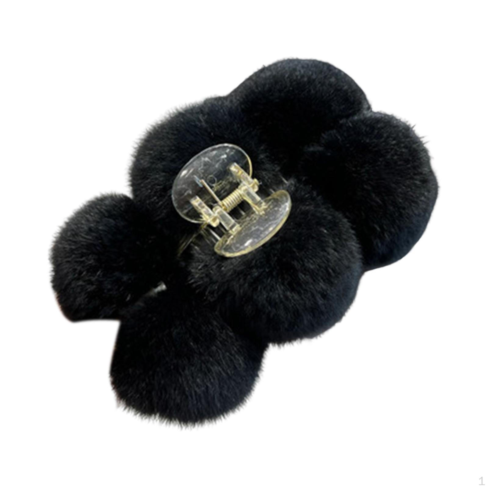 Plush Hair Clips Super Grip Accessories Non-Slip Cute Claw Strong Hold for Women Girls Black
Plush Hair Clips Super Grip Accessories Non-Slip Cute Claw Strong Hold for Women Girls Black