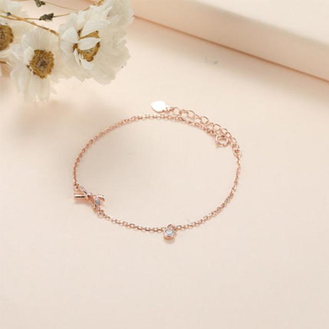 ANENJERY браслет с бантом для женщин с кубическим цирконом, браслет, ювелирное изделие, подарок, новинка 2022 года розового золота
ANENJERY браслет с бантом для женщин с кубическим цирконом, браслет, ювелирное изделие, подарок, новинка 2022 года розового золота