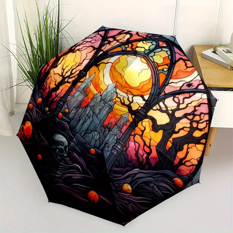 Gothic Stained Glass Castle Scene Wall Art Decor Umbrella Day Gift Y252
Gothic Stained Glass Castle Scene Wall Art Decor Umbrella Day Gift Y252