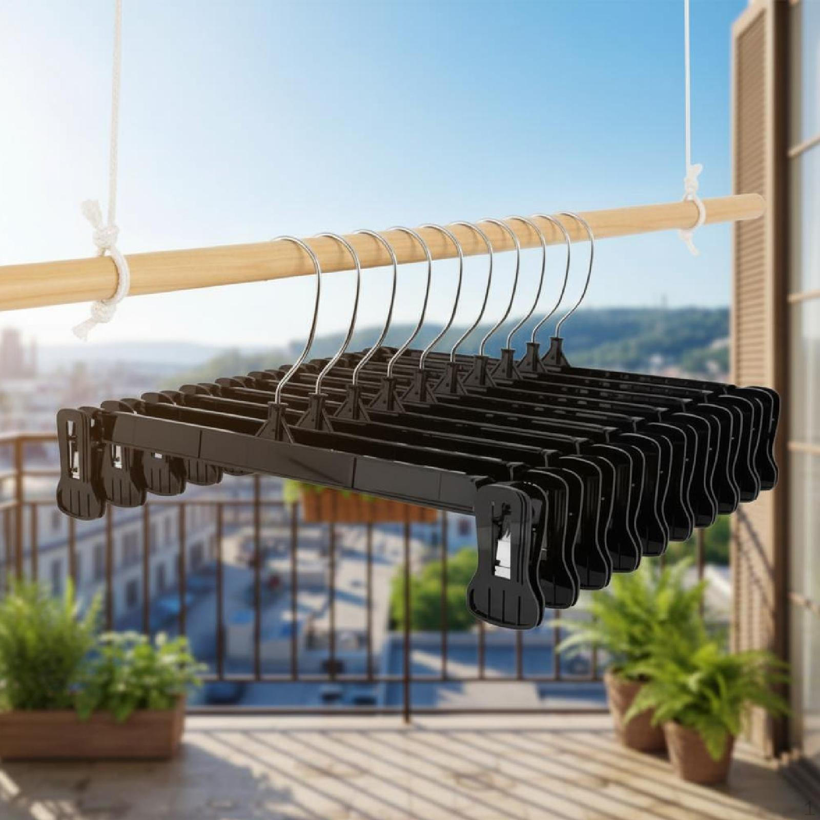 10 Clip Hangers – Space Saving, Ideal for Laundry, Gloves, Belts, Clothes, Office, Entrance Or. чёрный
10 Clip Hangers – Space Saving, Ideal for Laundry, Gloves, Belts, Clothes, Office, Entrance Or. чёрный