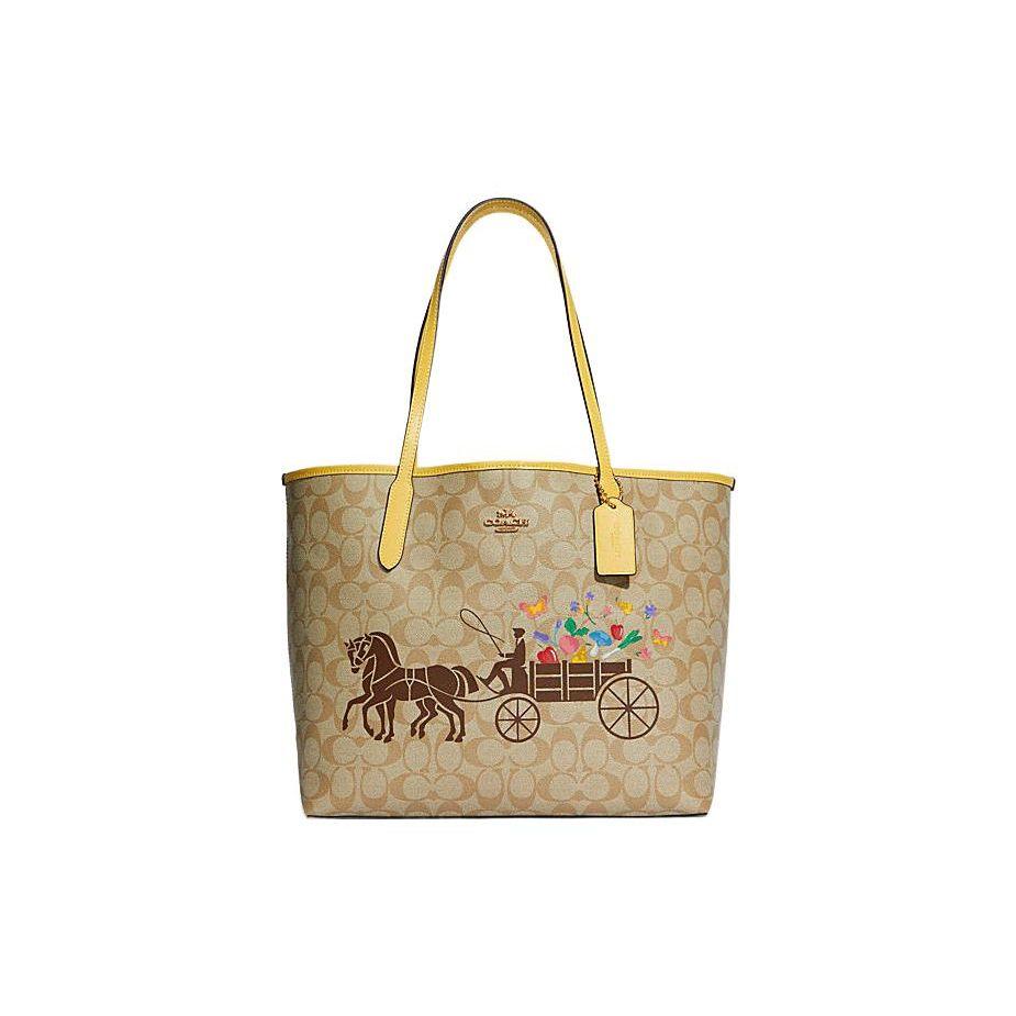 Coach City 33 Classic Monogram Horse And Carriage Pattern Print Tote Bag Women Tote Khaki C8605-IMTVE Basic Set (Bag+Dust Bag)
Coach City 33 Classic Monogram Horse And Carriage Pattern Print Tote Bag Women Tote Khaki C8605-IMTVE Basic Set (Bag+Dust Bag)