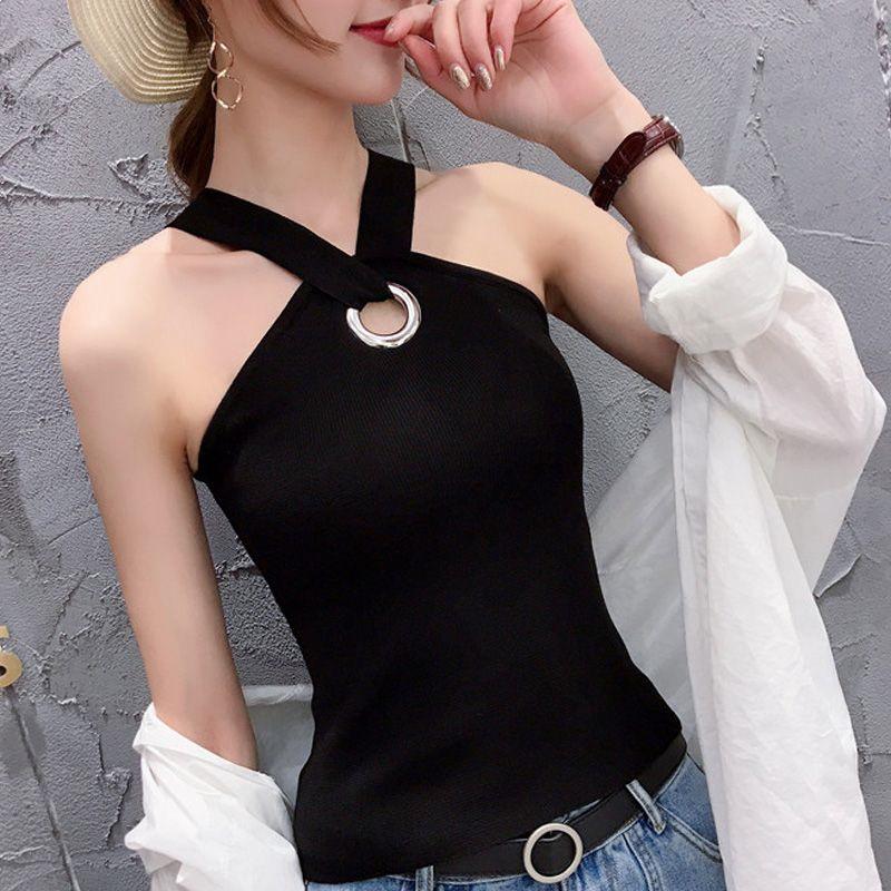 Women s Designer Knit Halter Camisole Vest - Sleeveless Trendy Summer Base Layer, Niche Internet Celebrity Style S (Recommended 70-95 lbs) чорний
Women s Designer Knit Halter Camisole Vest - Sleeveless Trendy Summer Base Layer, Niche Internet Celebrity Style S (Recommended 70-95 lbs) чорний